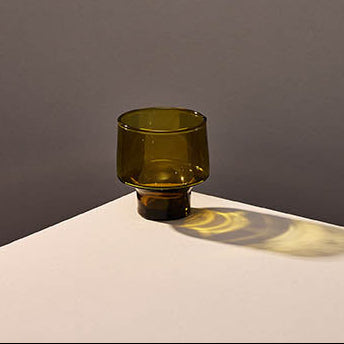 AMBER LOW WINE GLASS