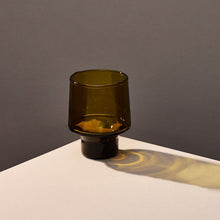 AMBER TALL WINE GLASS